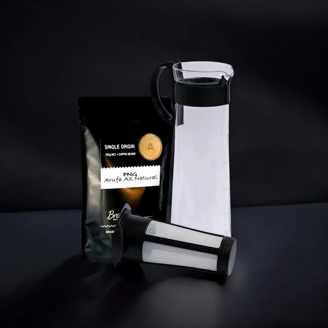 PACK - Brasilero Single Origin PNG Arufa 250gr with Cold Brew Pot 1Lt