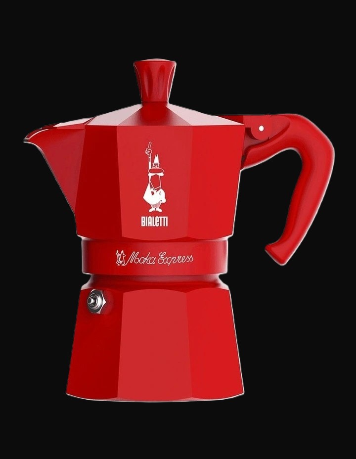 BIALETTI MAGICO RICORDO MOKA EXPRESS 3 Cup RED